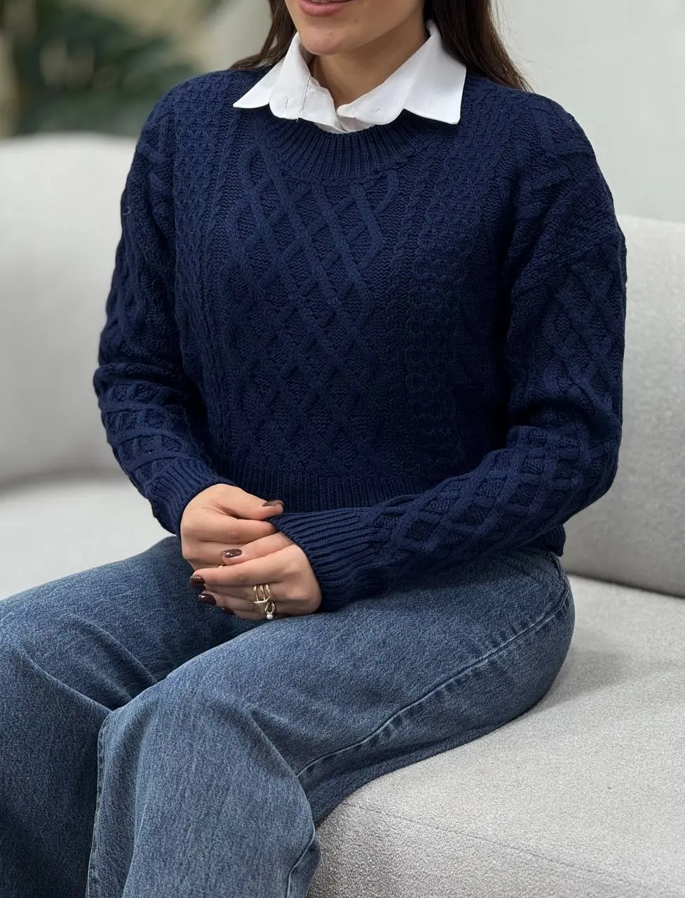 پلیور بافت ترک لیسا